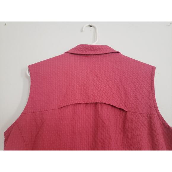 (O5) Nike ACG Women's Vest Size XL Sleeveless Textured Seersucker Hiking Vented - Picture 6 of 7